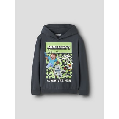Sweat à capuche avec imprimé MINECRAFT, en molleton NAME IT