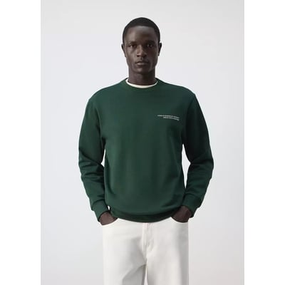 Sweat en coton 100 % imprimé MANGO MAN