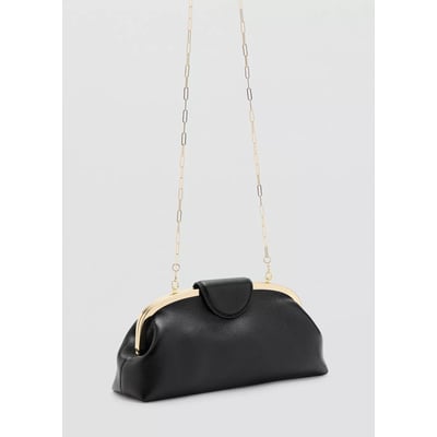 Petit sac pochette détails métalliques MANGO