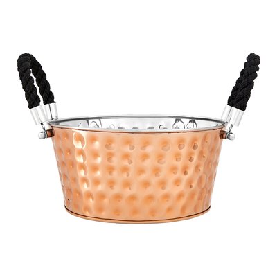 Large Party Bucket in Copper Hammered Effect SO'HOME