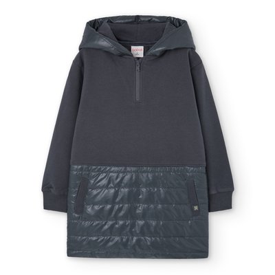 Robe peluche avec capuche et poches BOBOLI