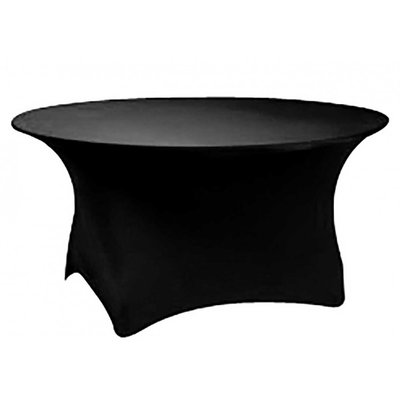 Housse noire pour table de réception - 122x122x74cm SUNNYDAYS