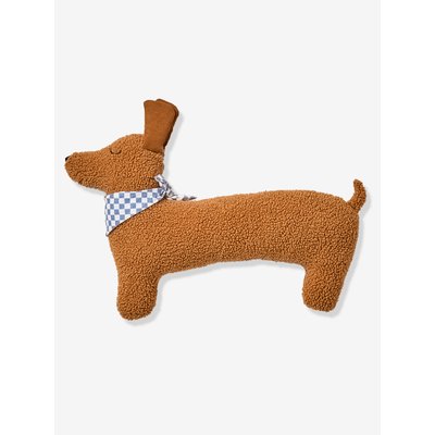 Coussin chien teckel en sherpa ACHILLE VERTBAUDET