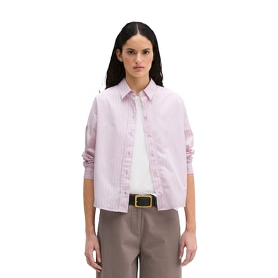 Blouse à rayures loose en coton chambray MARC O'POLO