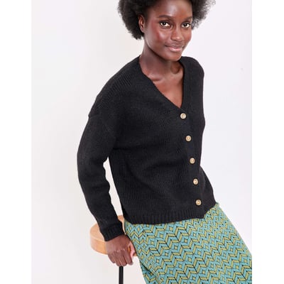 Gilet court femme uni APPACHE LA FIANCÉE