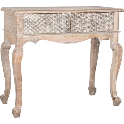 Console en bois sculpté, Indio hoja fina RECOLLECTION