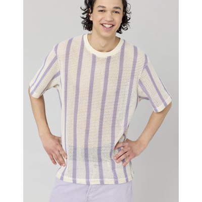 T-shirt tricot à rayures BZB