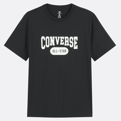 Retro Logo T-Shirt with Short Sleeves CONVERSE
