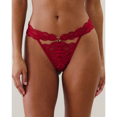 Tanga en dentelle bleu HOTBUTCOMFIZ UNDIZ