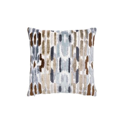 Coussin hugo en velours coupé style abstrait NEXT