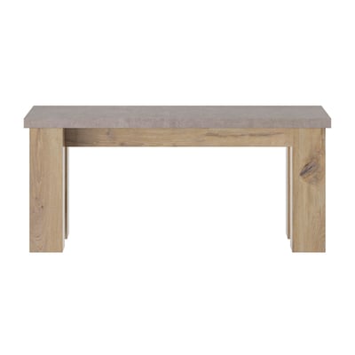 Banc de table carrée et finition minérale GAMI