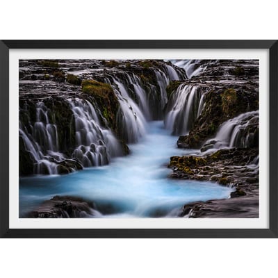 Affiche Islande Beaute bleue HEXOA
