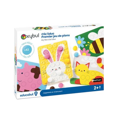 Clic Educ premier jeu de pions  - Made in France OXYBUL 