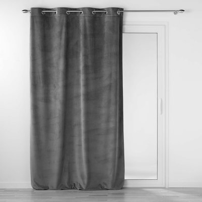 Rideau à œillets VELOURIANE DOUCEUR D'INTÉRIEUR