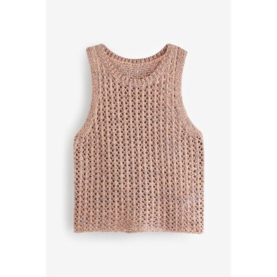 Débardeur en maille à sequins sans manches NEXT