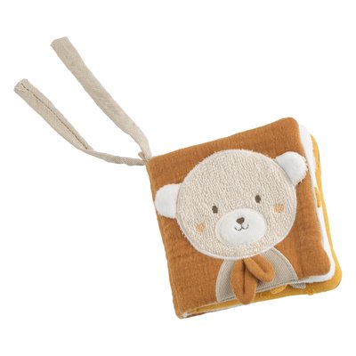 Livre d'éveil bébé en coton bio SAUTHON