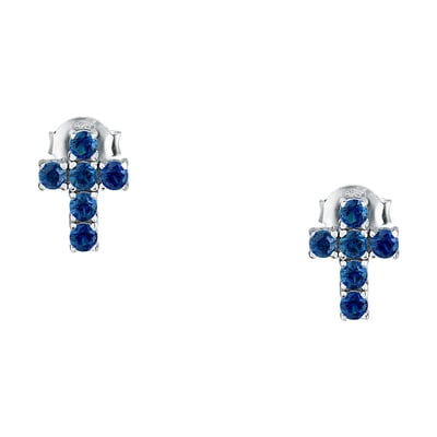 Boucles d'oreilles en Zircon/zircons Cubiques/argent 925/1000 Recyclé et Zircon MORELLATO