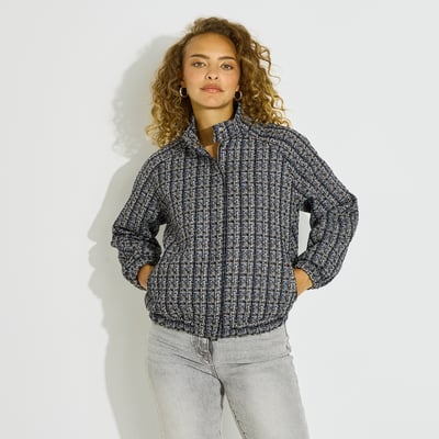 Veste bomber en tweed GRAIN DE MALICE
