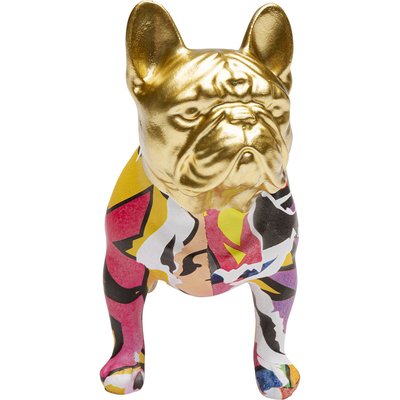 Déco bouledogue doré graffiti KARE DESIGN