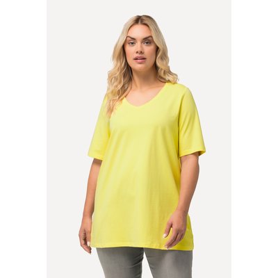 T-shirt à manches courtes et col en V. Coupe ULLA POPKEN