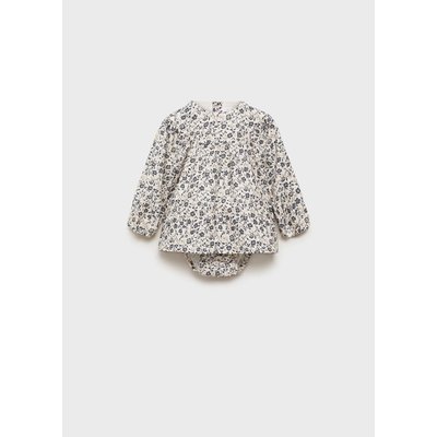 Robe et culotte imprimées MANGO BABY
