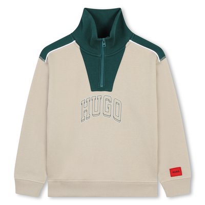Sweat-shirt col camionneur HUGO KIDSWEAR