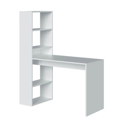 Bureau réversible avec étagère de rangement - L120 cm CALICOSY