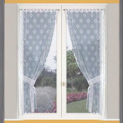 Paire de Rideaux "Bonne-Femme" avec Embrasses HOME MAISON