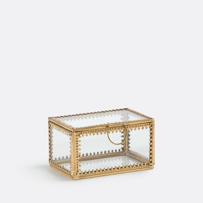 Boîte-vitrine rectangulaire verre et laiton Stelia LA REDOUTE INTERIEURS