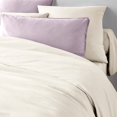 Housse de couette unie percale coton bio Scenario LA REDOUTE INTERIEURS