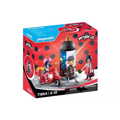 Miraculous : Marinette à scooter & Kagami PLAYMOBIL