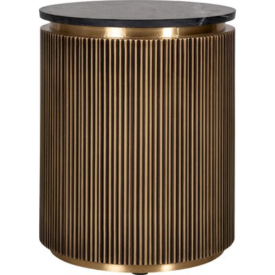 Table d'appoint marbre ronde Ironville RECOLLECTION