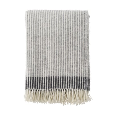 Plaid fines rayures laine agneau  RIB KLIPPAN