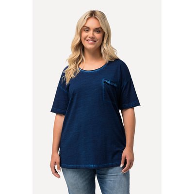 T-shirt à col rond et manches courtes. Poche ULLA POPKEN