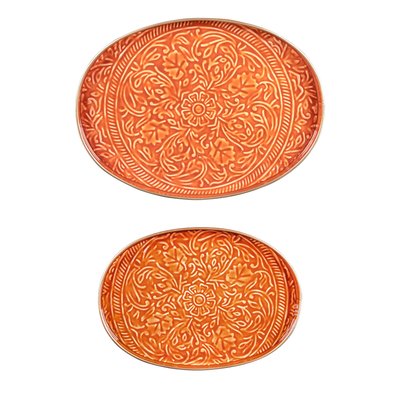 Set de 2 plateaux ovales    -TOSCA TABLE PASSION