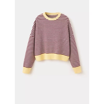 Pull-over à rayures contrastantes MANGO TEEN