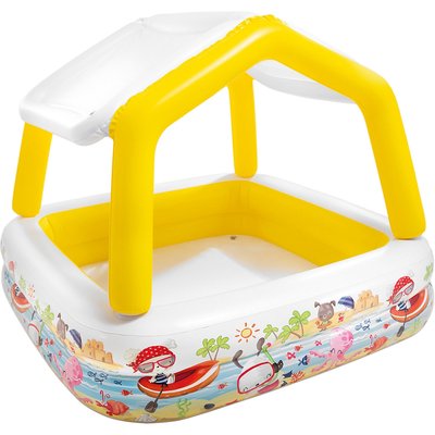 Deluxe Pool "Sun Shade". Pataugeoire pour les petits INTEX