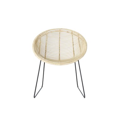 Chaise en rotin et métal  BOHEMA BERAH GETAH