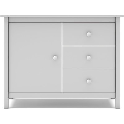Commode 1 porte 3 tiroirs en pin massif - MELVIN HOMIFAB