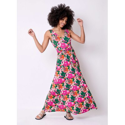 Robe longue imprimée maille fluide  BLONDY PRINCESSE NOMADE