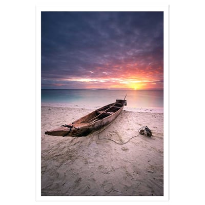 Affiche paysage zanzibar sunset HEXOA