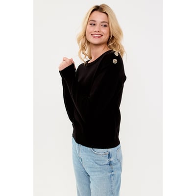 Pull fin col rond manches longues CACHE CACHE