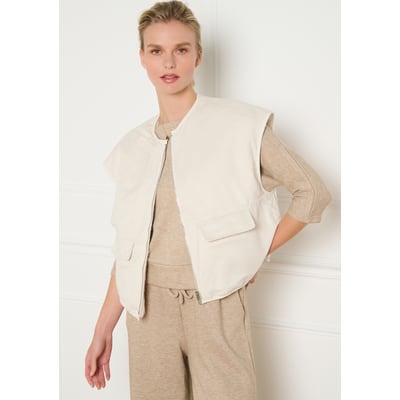 Gilet réversible bi-matière LOLALIZA