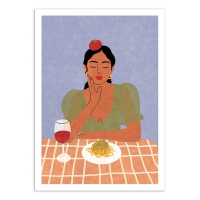 Affiche d’art 30 x 40 cm - Bon appétit - Lemon Fee WALL EDITIONS