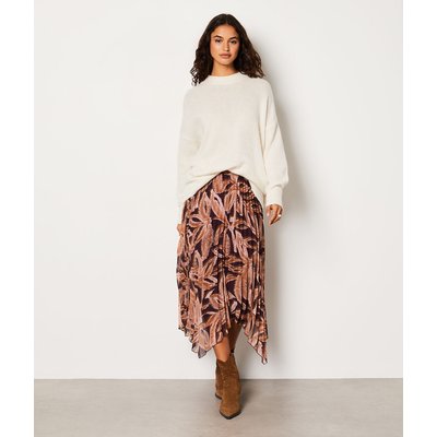 Jupe plissee asymetrique La Redoute