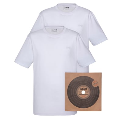 Pack de 2 t-shirts ras du cou en coton organique SCHOTT