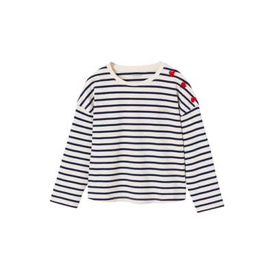 T-shirt marinière manches longues VERTBAUDET