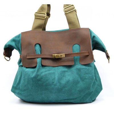 Sac à main cuir et toile VANUATU OH MY BAG