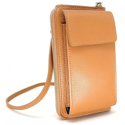 Sac pochette cuir souple sale