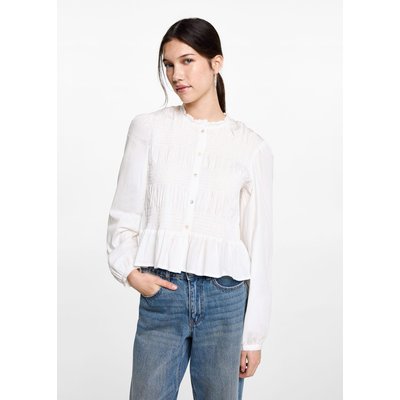 Blouse froncée volant MANGO TEEN